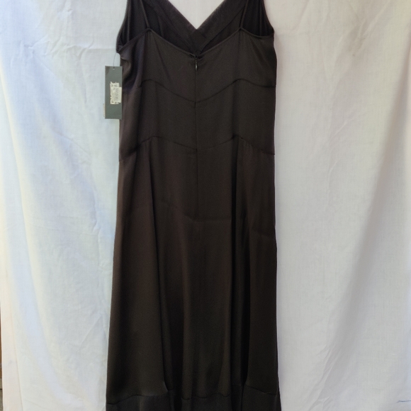 DKNY Little Black Dress SALE: Silk Slip Dress — styled for parties & dancing - Picture 2 of 15